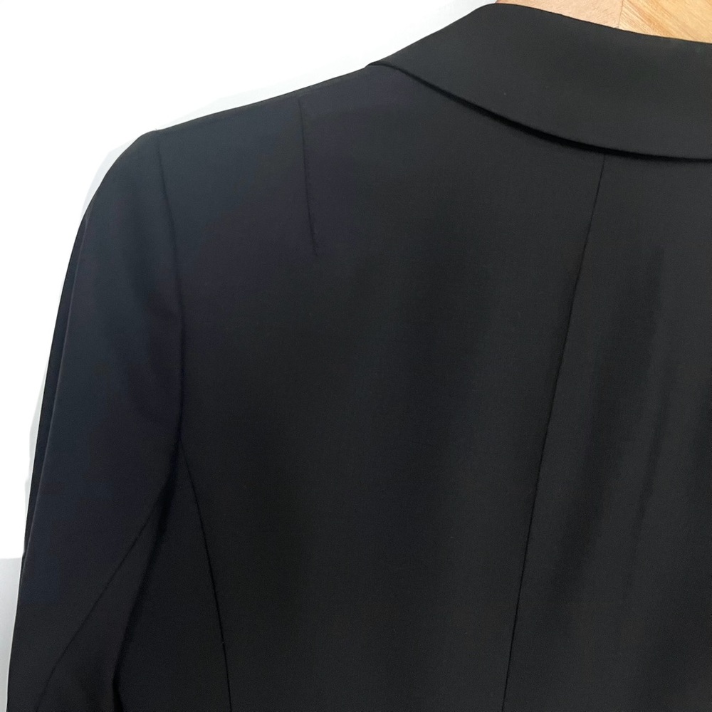 NWT | Theory | Black Wool Blend | Contemporary Women Blazer | Sz Medium - Picture 11 of 16